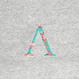 Lambda Rose Letter T-Shirt